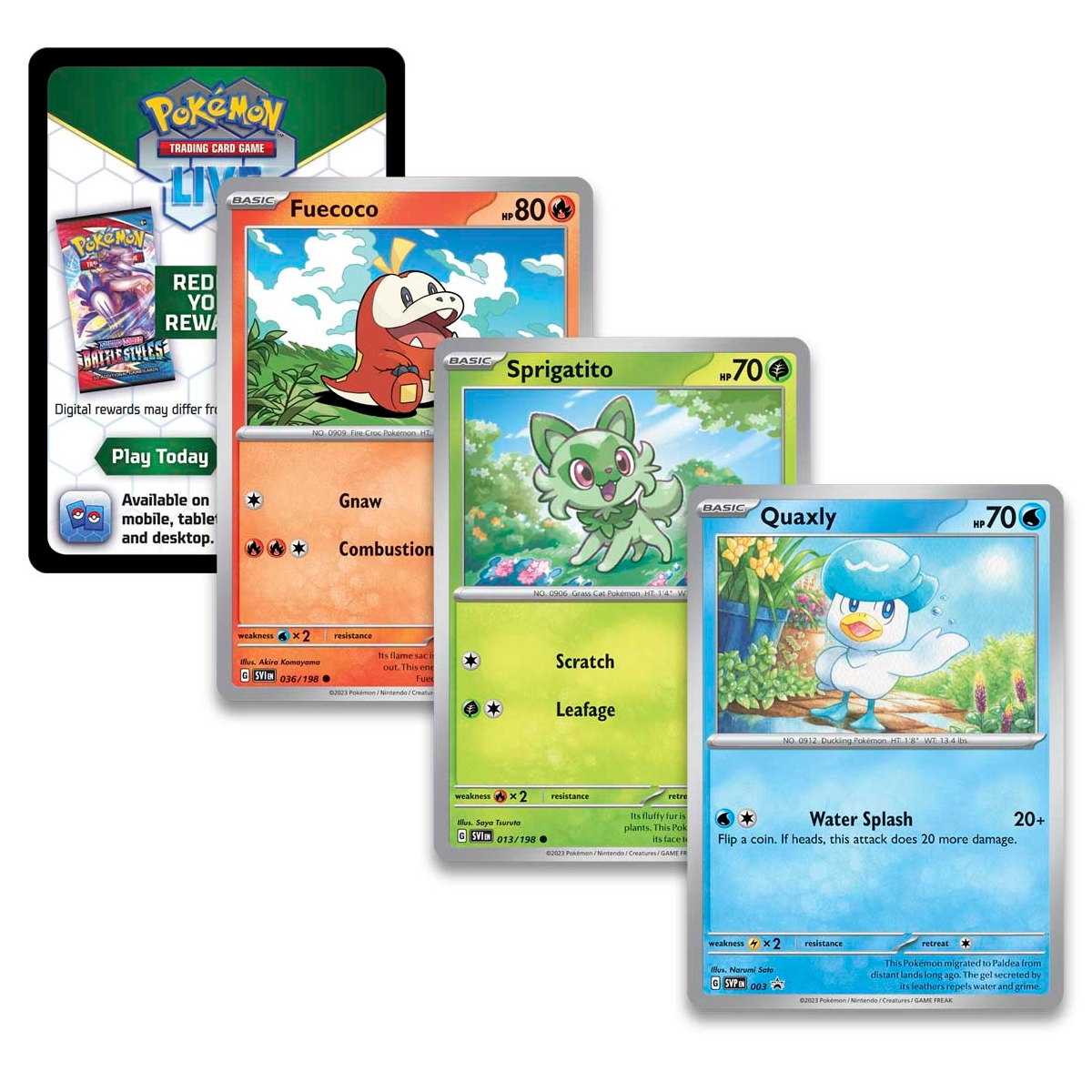 Pokémon - Preview Box Januar 2023 - Quaxly Paldea Collection