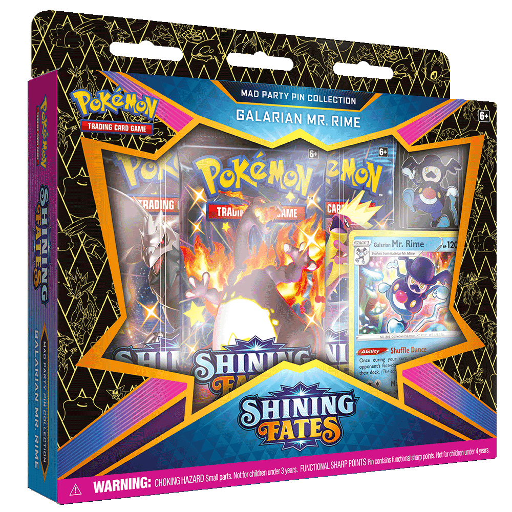 Pokémon - Shining Fates Mad Party Pin Collection - Galarian Mr. Rime