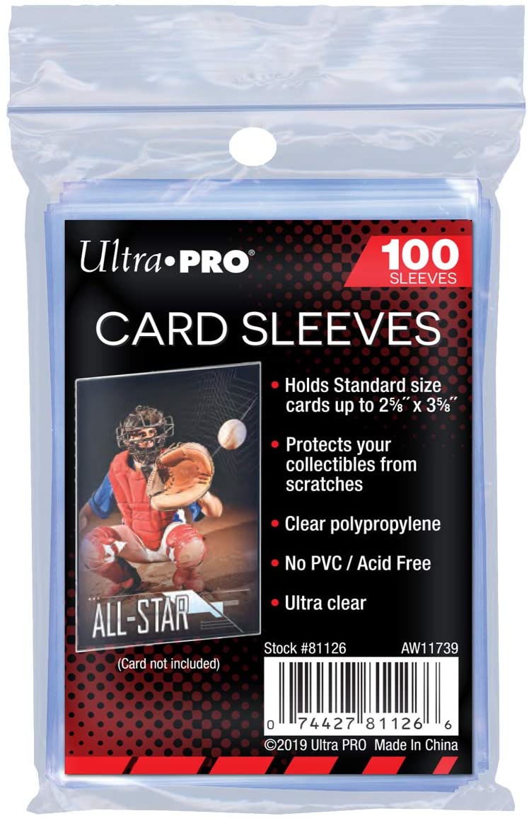 Ultra PRO 100 Card Sleeves Regular Soft Sleeves