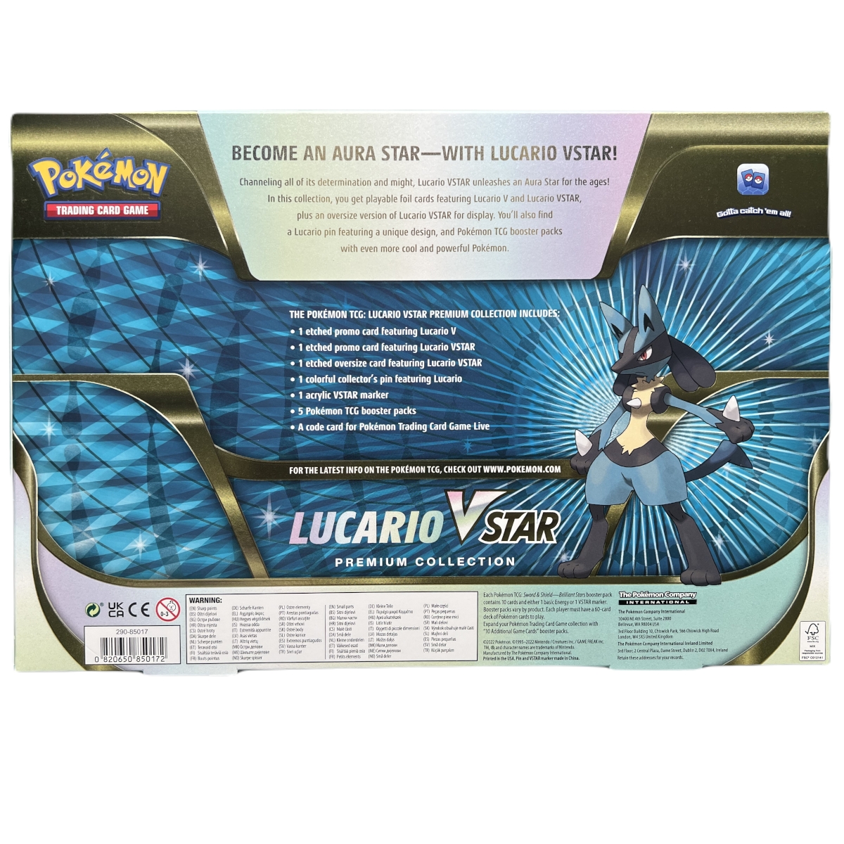 Pokémon - Lucario VSTAR Premium Collection