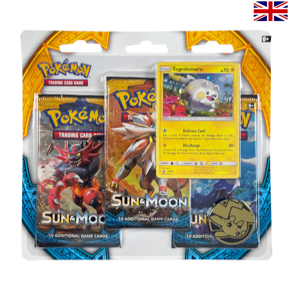 Pokémon - Sun & Moon 3 Pack Blister - Togedemaru