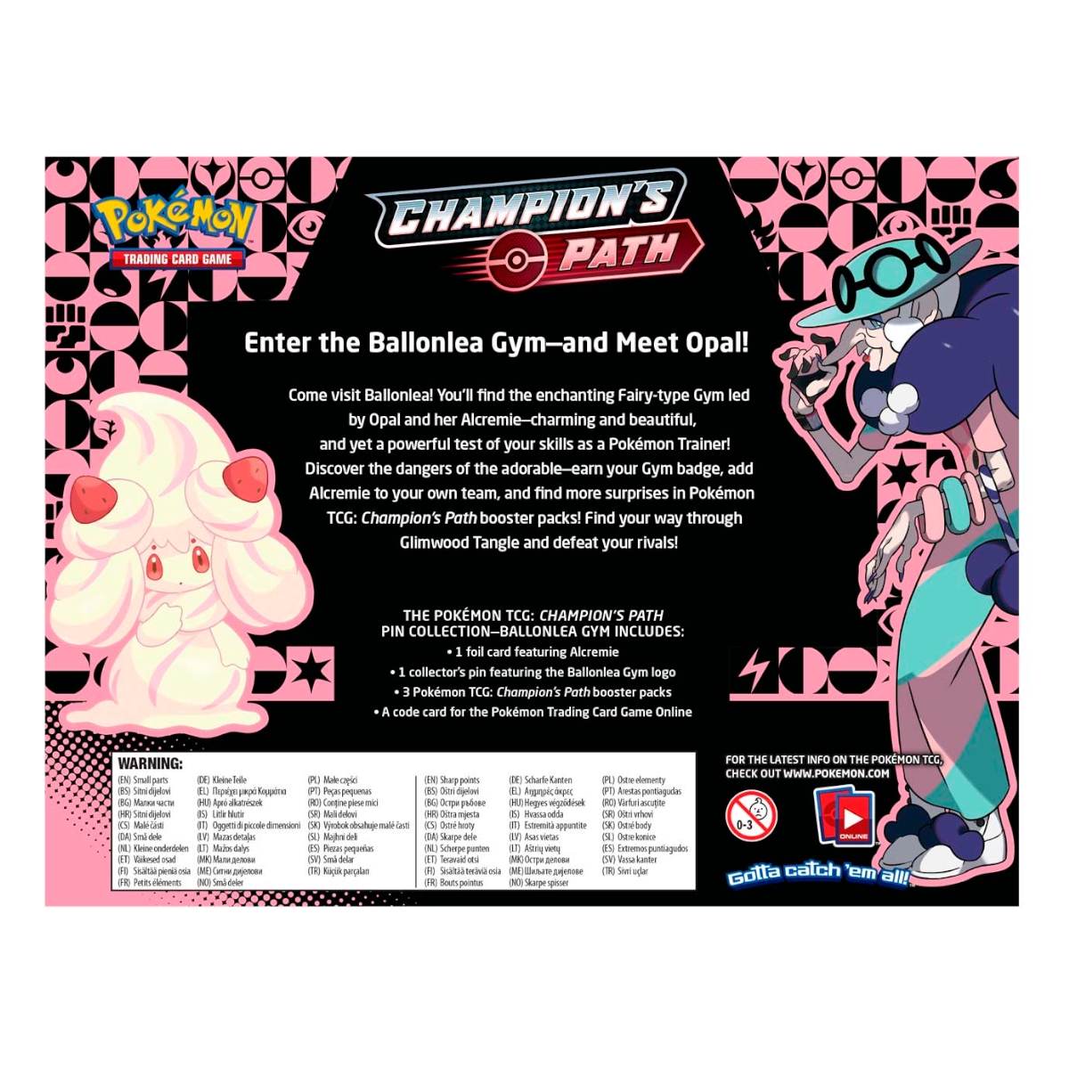 Pokémon - Ballonlea Gym Pin Collection - Champion's Path