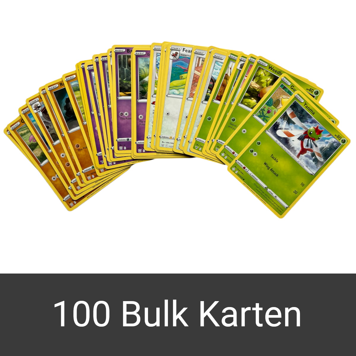 Pokémon - Bulk Set 100 mit V oder VMax - Englisch