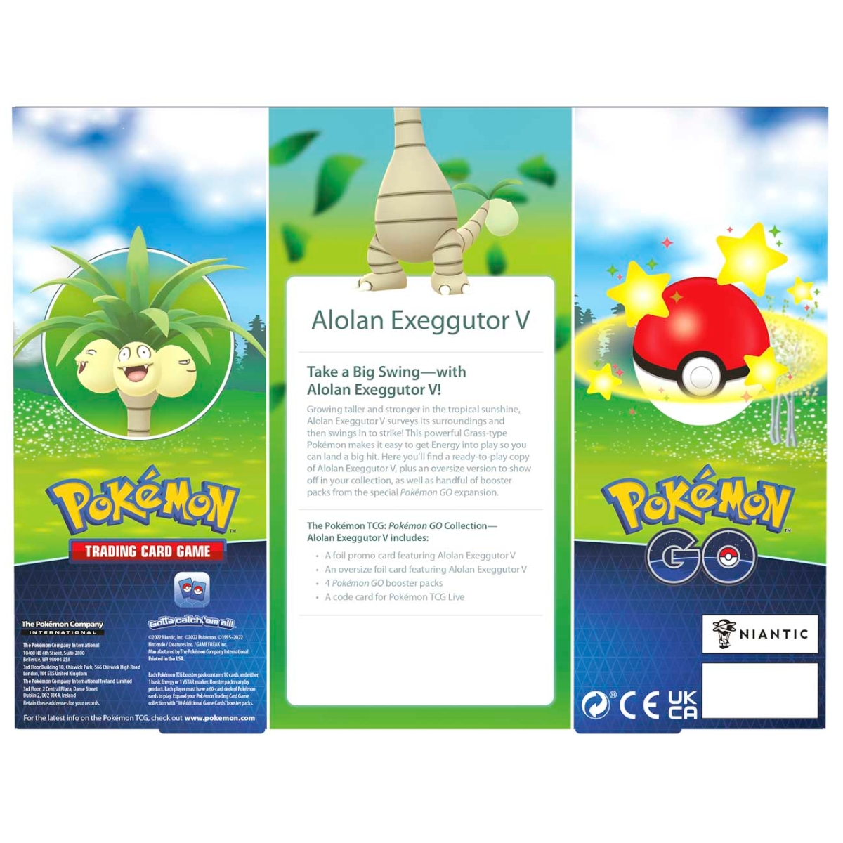 Pokémon GO - Collection Alolan Exeggutor V Box