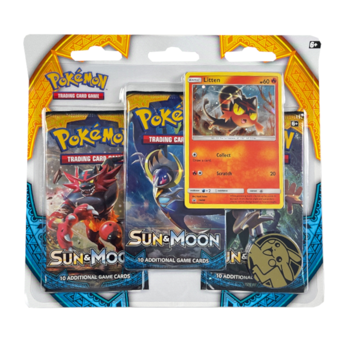 Pokémon - Sun & Moon 3 Pack Blister - Litten
